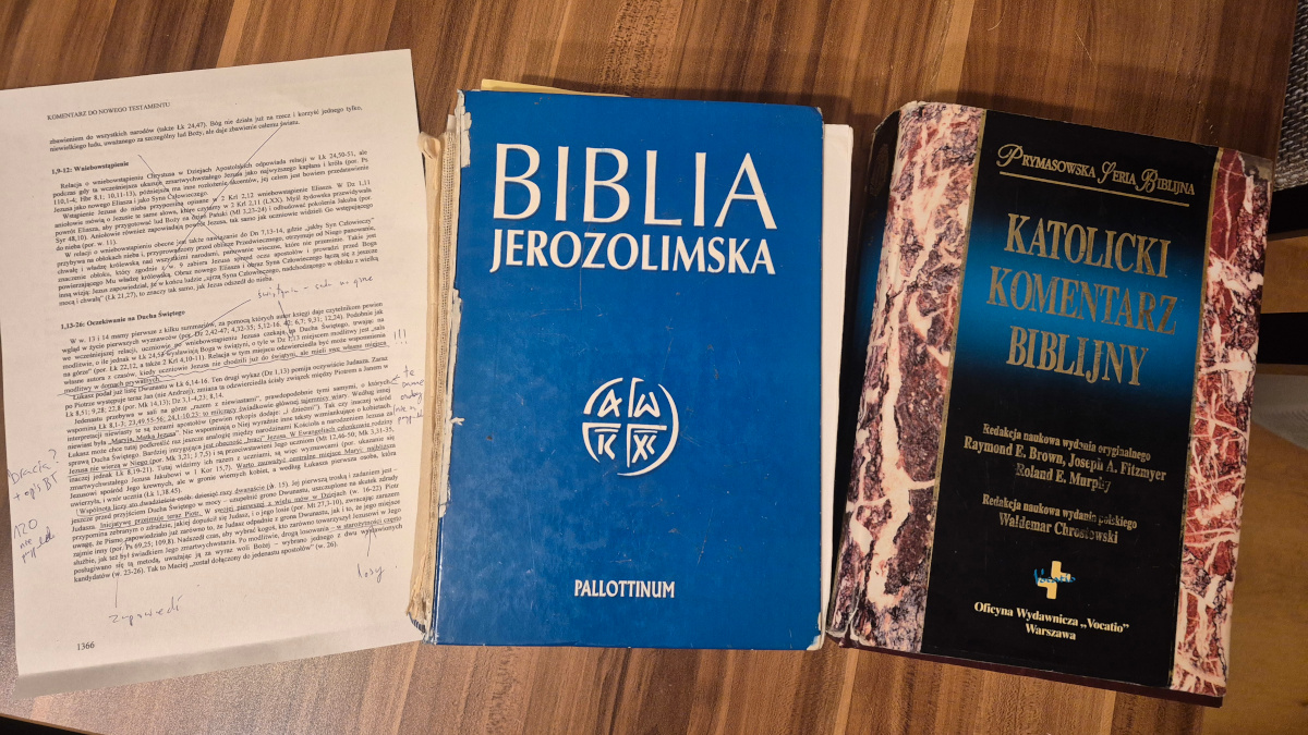 Krąg biblijny – Dzieje Apostolskie 1,12–26