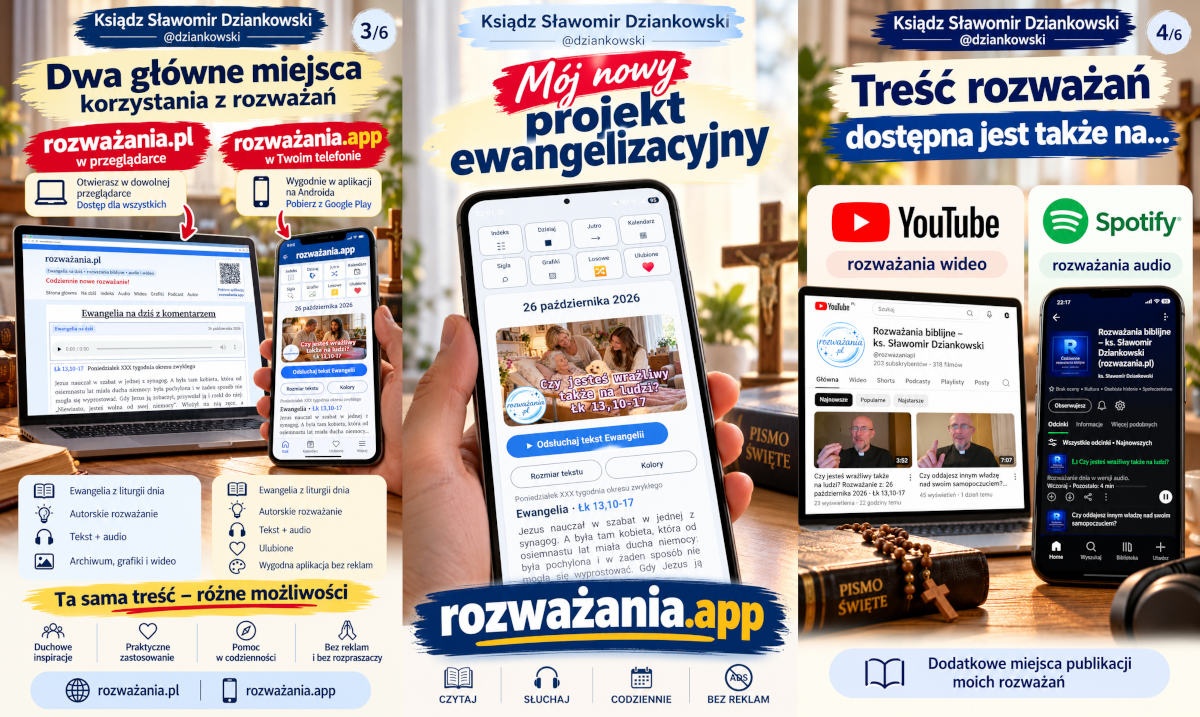 Ruszyła promocja mojej aplikacji rozważania.app