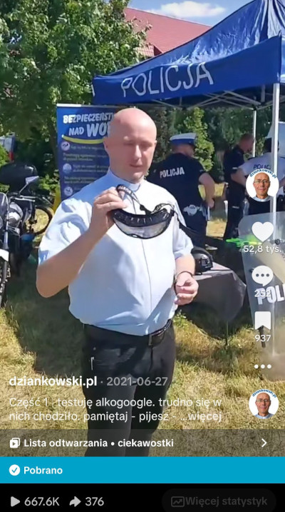 Testuję alkogogle