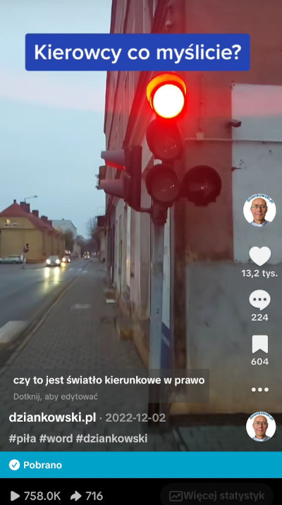 Zagadkowa sygnalizacja świetlna w Pile