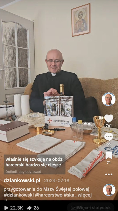 Przygotowania na obóz harcerski